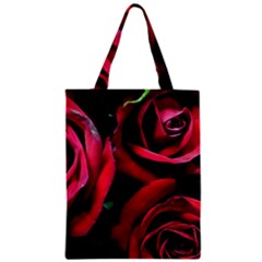 Red Roses Zipper Classic Tote Bag