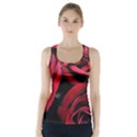 Red Roses Racer Back Sports Top View1