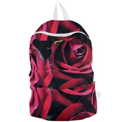 Red Roses Foldable Lightweight Backpack by bloomingvinedesign