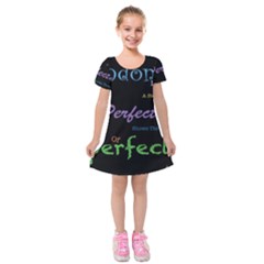 Random Kids  Short Sleeve Velvet Dress by raeraeshescrafty