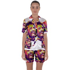 Ap,550x550,12x12,1,transparent,t U1 Satin Short Sleeve Pyjamas Set by 2809604