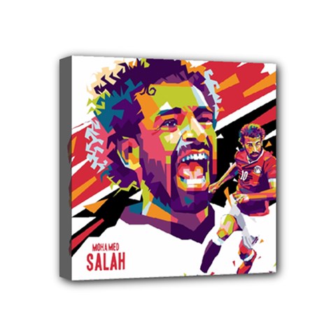 Mo Salah The Egyptian King Mini Canvas 4  X 4  (stretched) by 2809604