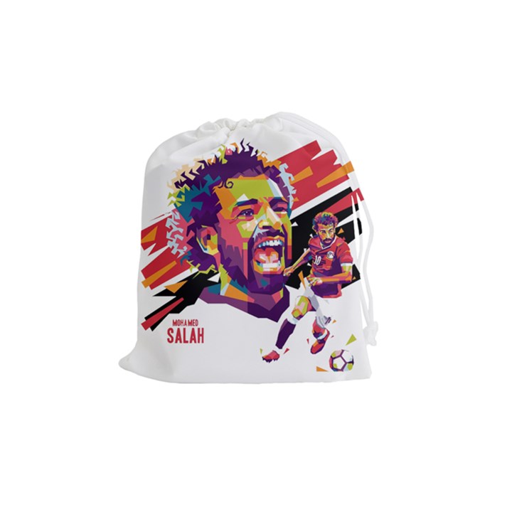 Mo Salah the egyptian king Drawstring Pouch (Medium)