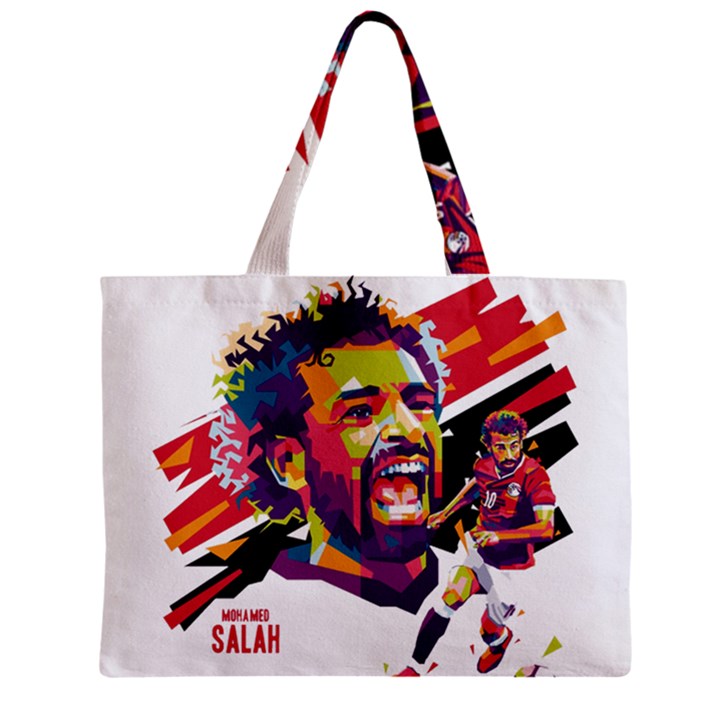 Mo Salah the egyptian king Zipper Mini Tote Bag