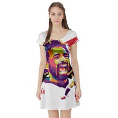 Mo Salah The Egyptian King Short Sleeve Skater Dress