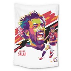 Mo Salah The Egyptian King Large Tapestry