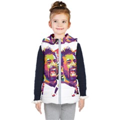 Mo Salah The Egyptian King Kid s Hooded Puffer Vest