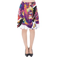 Mo Salah The Egyptian King Velvet High Waist Skirt by 2809604