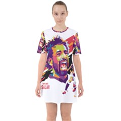 Mo Salah The Egyptian King Sixties Short Sleeve Mini Dress by 2809604