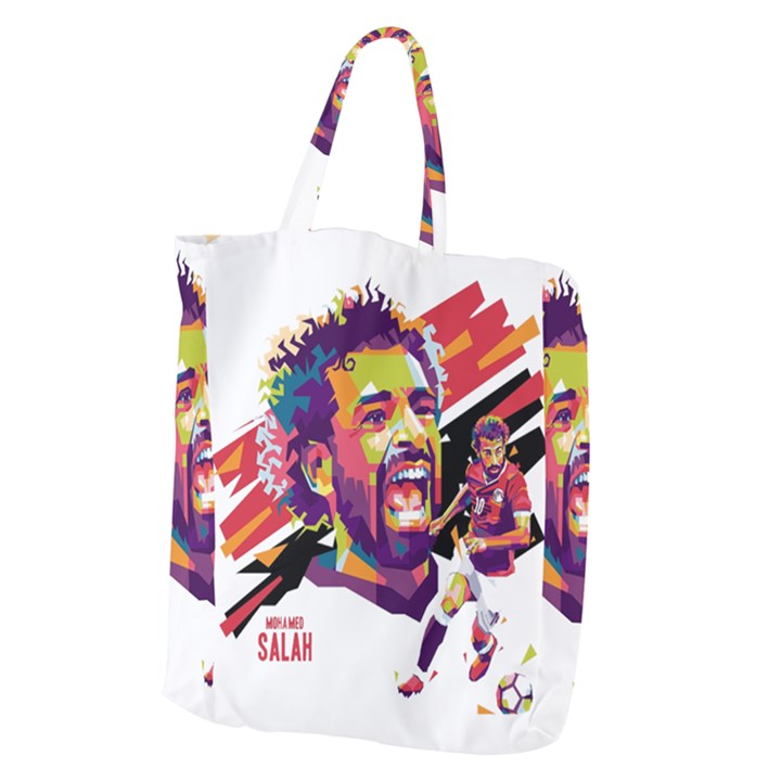 Mo Salah the egyptian king Giant Grocery Tote