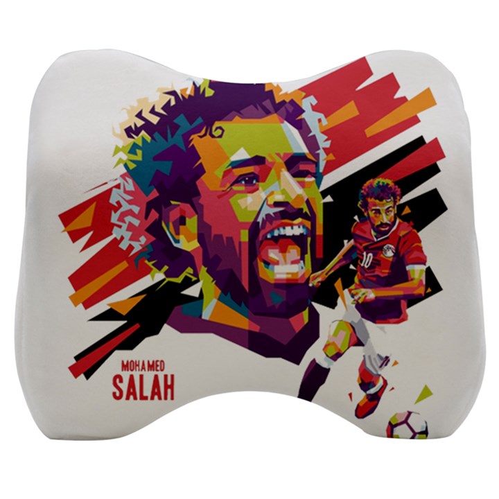 Mo Salah the egyptian king Velour Head Support Cushion