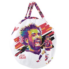 Mo Salah The Egyptian King Giant Round Zipper Tote by 2809604