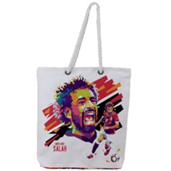 Mo Salah The Egyptian King Full Print Rope Handle Tote (large) by 2809604