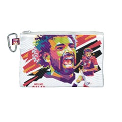 Mo Salah The Egyptian King Canvas Cosmetic Bag (medium) by 2809604