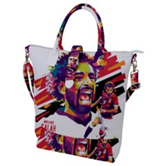 Mo Salah The Egyptian King Buckle Top Tote Bag by 2809604