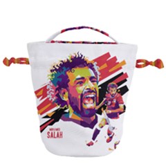 Mo Salah The Egyptian King Drawstring Bucket Bag by 2809604