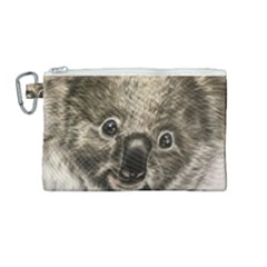 Koala Bear Canvas Cosmetic Bag (medium) by ArtByThree