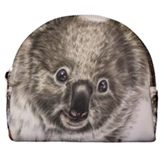 Koala Bear Horseshoe Style Canvas Pouch