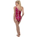 Roses And Butterflies On Ribbons As A Gift Of Love To One Side Swimsuit View2