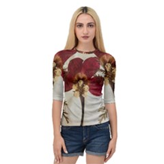 Holy Land Flowers 1 Quarter Sleeve Raglan Tee