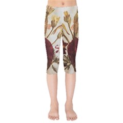 Holy Land Flowers 3 Kids  Capri Leggings  by DeneWestUK