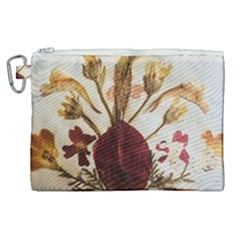 Holy Land Flowers 3 Canvas Cosmetic Bag (xl)