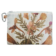 Holy Land Flowers 4 Canvas Cosmetic Bag (xl)