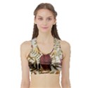 Holy Land Flowers 5 Sports Bra with Border View1