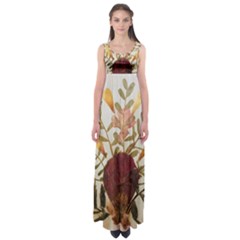 Holy Land Flowers 5 Empire Waist Maxi Dress by DeneWestUK