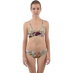 Holy Land Flowers 5 Wrap Around Bikini Set by DeneWestUK