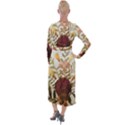 Holy Land Flowers 5 Velvet Maxi Wrap Dress View2