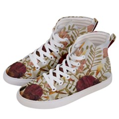 Holy Land Flowers 5 Men s Hi-top Skate Sneakers by DeneWestUK