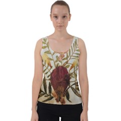 Holy Land Flowers 5 Velvet Tank Top