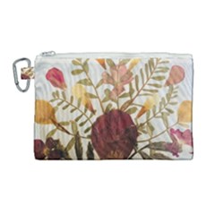 Holy Land Flowers 5 Canvas Cosmetic Bag (large)