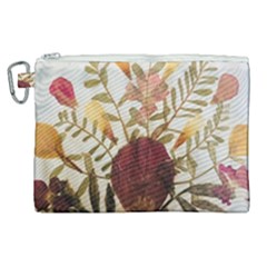 Holy Land Flowers 5 Canvas Cosmetic Bag (xl)