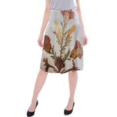 Holy Land Flowers 8 Midi Beach Skirt by DeneWestUK