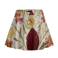 Holy Land Flowers 9 Mini Flare Skirt by DeneWestUK