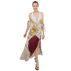 Holy Land Flowers 9 Maxi Chiffon Cover Up Dress