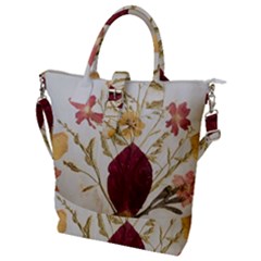 Holy Land Flowers 9 Buckle Top Tote Bag