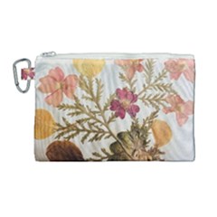 Holy Land Flowers 10 Canvas Cosmetic Bag (large)