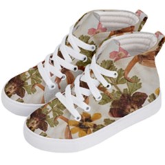 Holy Land Flowers 12 Kid s Hi-top Skate Sneakers by DeneWestUK