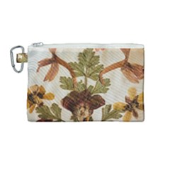 Holy Land Flowers 12 Canvas Cosmetic Bag (medium)