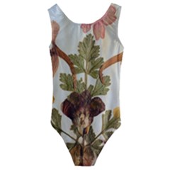 Holy Land Flowers 12 Kids  Cut-out Back One Piece Swimsuit