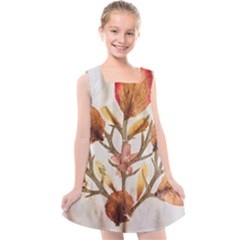 Holy Land Flowers 14 Kids  Cross Back Dress by DeneWestUK