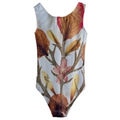 Holy Land Flowers 14 Kids  Cut-out Back One Piece Swimsuit