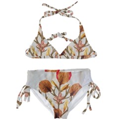 Holy Land Flowers 14 Kids  Classic Bikini Set by DeneWestUK