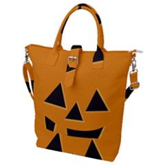 Pumpkin Buckle Top Tote Bag