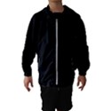 Define Black Hooded Windbreaker (Kids) View1