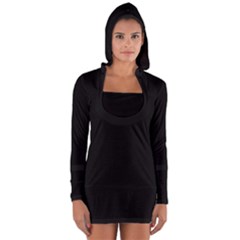 Define Black Long Sleeve Hooded T-shirt