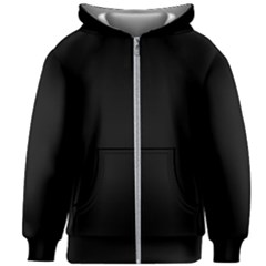 Define Black Kids Zipper Hoodie Without Drawstring